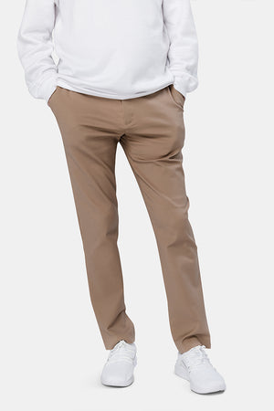 Light brown fit trousers