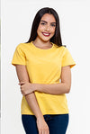 Plain yellow t-shirt