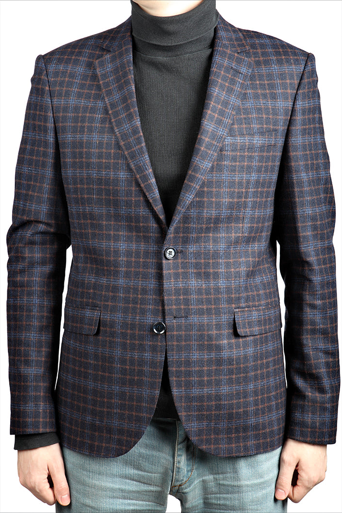 Bold checks blazer