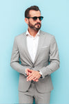 Light gray formal blazer